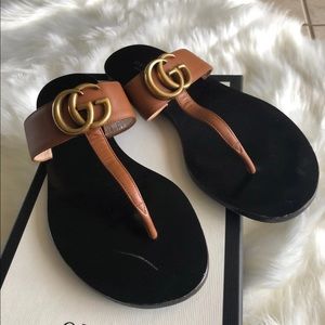 Gucci marmot GG sandals